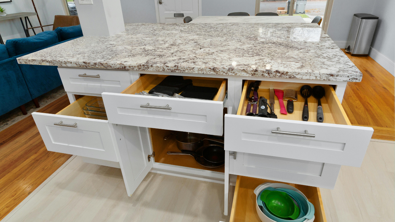 Storage space kitchen